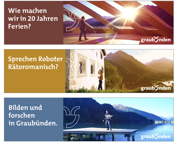 Ansicht Werbemittel Bilden und forschen