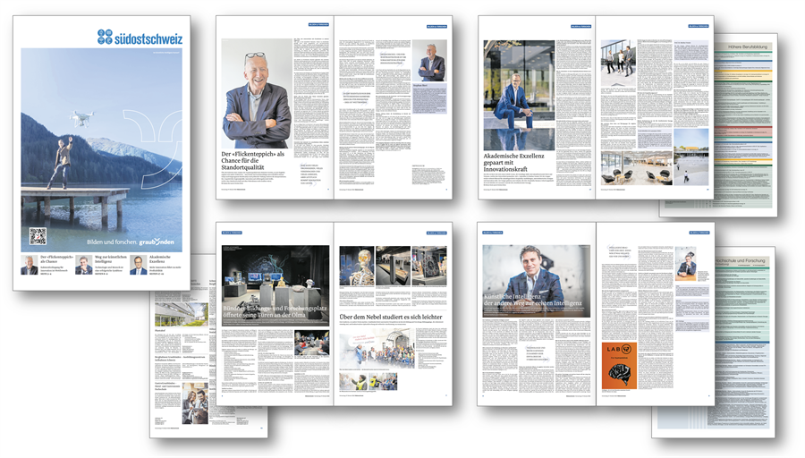 Ansicht der Zeitungsseite Sonderbeilage Bilden und forschen