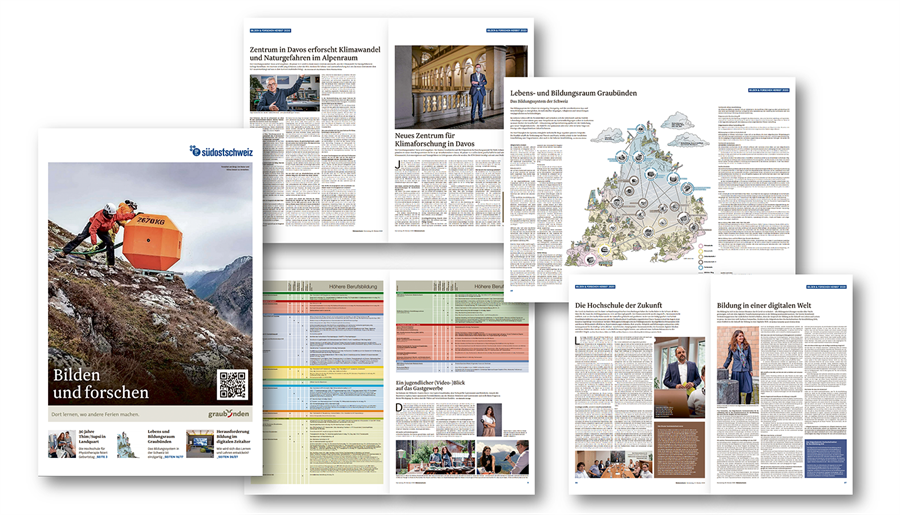Ansichten der Sonderbeilage Bilden und Forschen