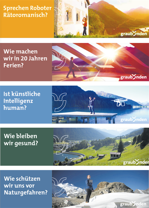 Ansicht Werbemittel Social Media